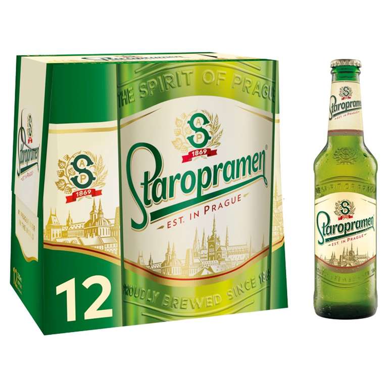 12x 330ml Staropramen Bottles (with code for free tankard) - £9.99 instore at Lidl Newcastle