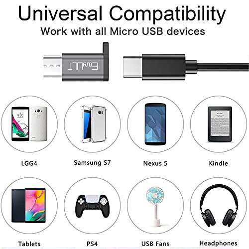 4 USB C to Mirco USB Adaptor for £2.99 [Delivered for Prime] sold by Jizuo EU FB Amazon