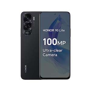 HONOR 90 Lite Smartphone 5G with 100MP Triple Camera, 8+256GB, 6,7” 90Hz Display, 4500mAh, Dual SIM, Android 13, Midnight Black