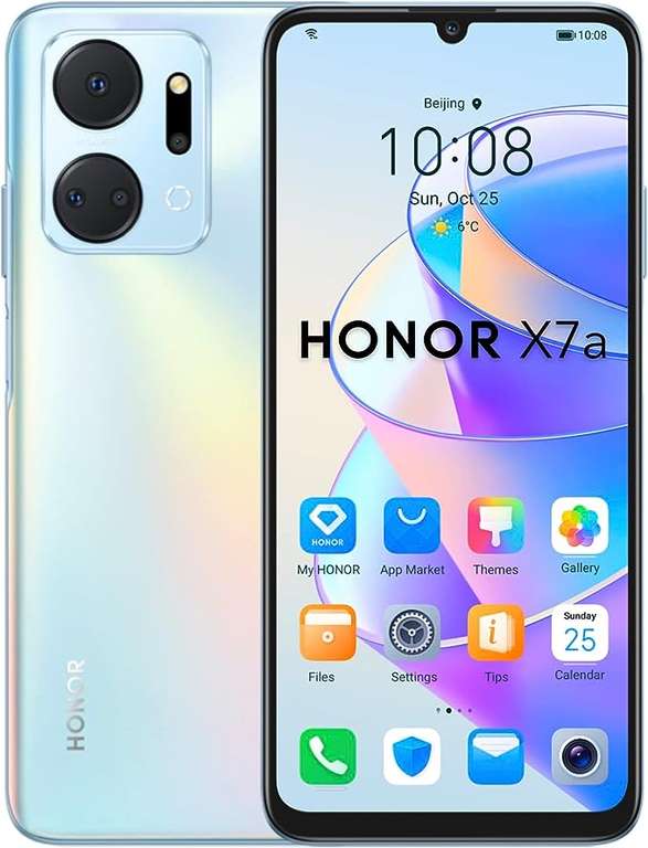 Honor X7a 4GB 128GB Smartphone (5330mAh Battery) + Honor Pad X8 Tablet w/code