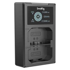 SmallRig dual camera USB-C + USB-A battery chargers with LCD ( Canon LP-E6NH / Sony NP-FW50 / NP-F970 / Nikon EN-EL14 / Delayed Despatch )