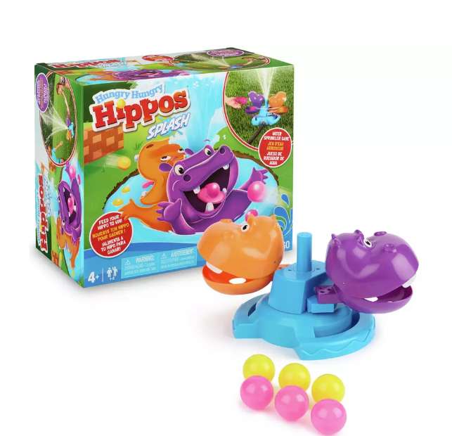 Hasbro Hungry Hippos Splash Game - Free click and collect