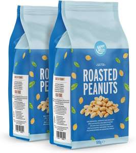 Amazon Brand - Happy Belly Roasted and Salted Peanuts 2 x 500g - £4.25 / £4.04 Subscribe & Save @ Amazon