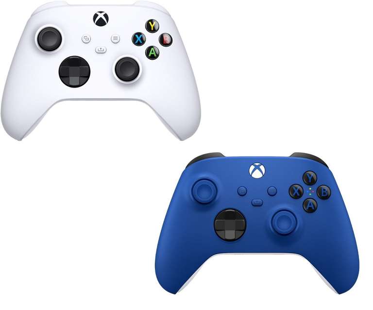 Microsoft Xbox Wireless Controller, Shock Blue - £35.15 oos / Robot White - £35.98 delivered Using code @ CCL Computers /eBay