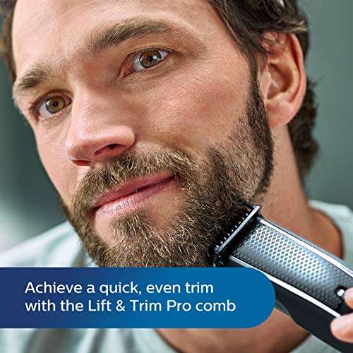 Philips Beard & Stubble Trimmer/Hair Clipper for Men, Series 5000, 40 Length Settings, Self-Sharpening Metal Blades £37.89 @ Amazon