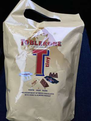 Toblerone 88p at Tesco London