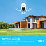 Tapo 1080p Full HD Outdoor Pan/Tilt Security Wi-Fi Camera, 360° Motion Detection