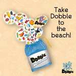 Asmodee | Dobble Waterproof | Card Game | Ages 6+ | 2-8 Players | 15 Minutes Playing Time (Dobble Marvel Emoji now £8.50)