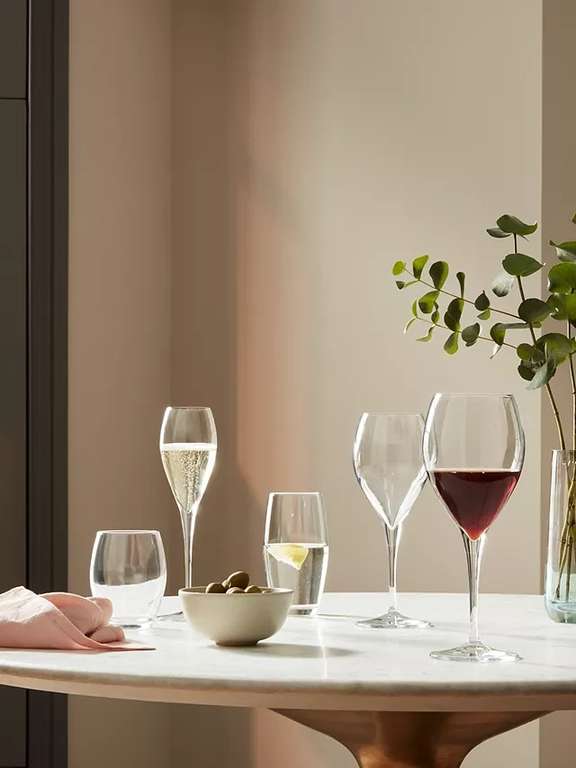 John Lewis Tulip Red Wine Glass 600ml (Set of 6) - £7 (Free Click & Collect) @ John Lewis & Partners