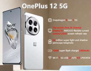 Oneplus 12, 16/512 GB, 8 Gen 3, 5400mAh w/code sold by Chinaphone Store