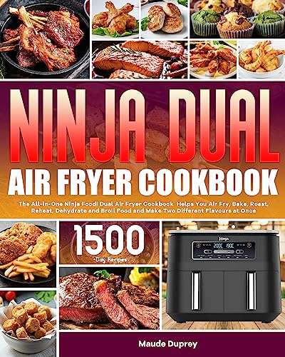 Ninja Dual Air Fryer Cookbook - Free Kindle Edition Cookbook @ Amazon
