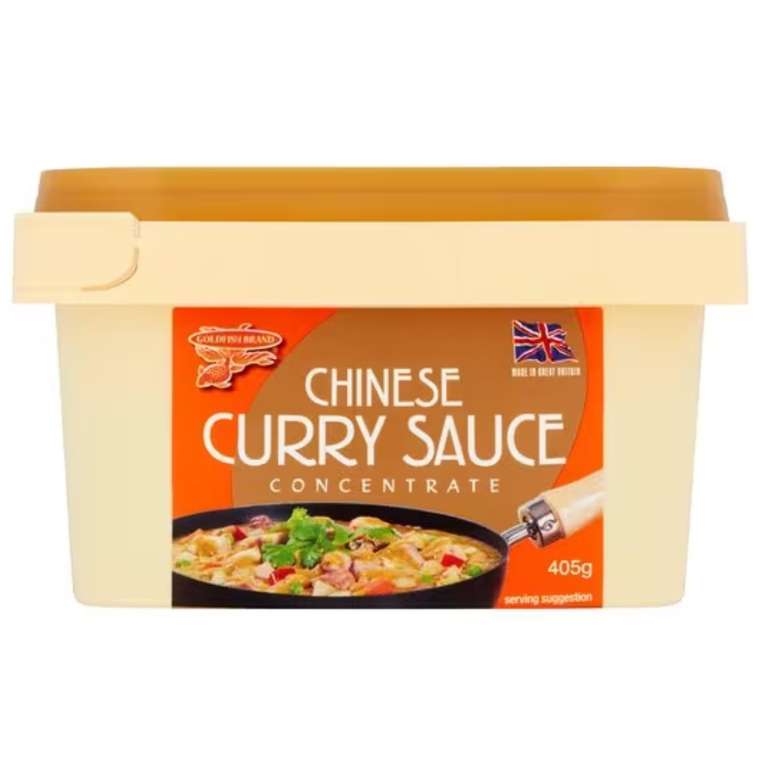 Goldfish Chinese Takeaway Curry Sauce Paste Concentrate 405g (Pack of 2) - £3.80 / £3.60 S&S - sold by VmartUK FBA
