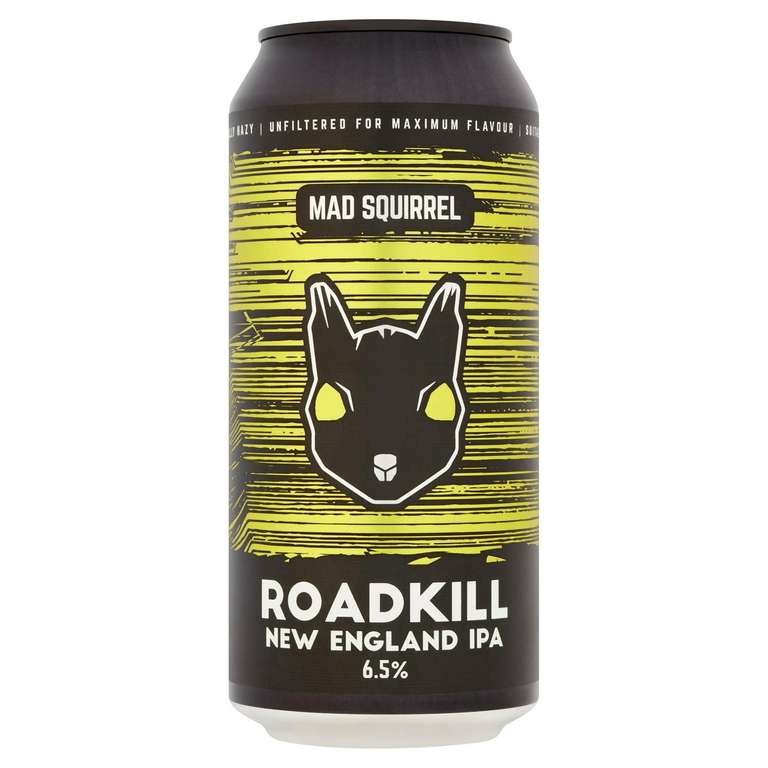 Mad Squirrel Roadkill New England IPA 440ml 6.5% for £2.50 at Sainsbury's Wandsworth Southside