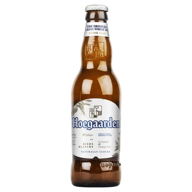 Hoegaarden Wheat Beer Bottles 4 x 330ml x 2 (2 for 10)
