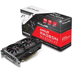 RADEON RX 6500 XT PULSE GAMING 4GB GDDR6 PCI-EXPRESS Graphics Card - £209.89 delivered at Overclockers