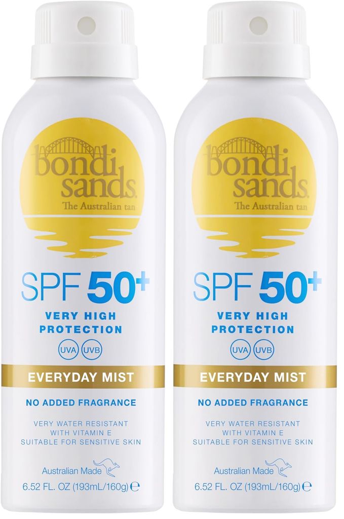 Bondi Sands Fragrance Free Sunscreen Aerosol Mist SPF 50 x 2 - £7.60 S&S