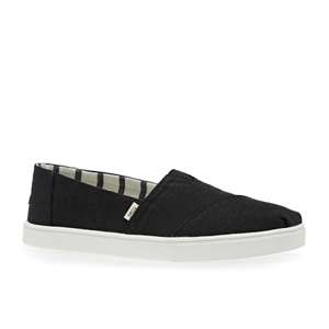Toms Canvas Cupsole Womens Slip On Shoes Black £28.75 / White £29.54 delivered with code @ Surfdome