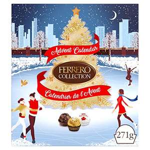 Ferrero Collection Premium Christmas Chocolate Advent Calendar 2023, Rocher Box of 25 amazon fresh - min basket order applies