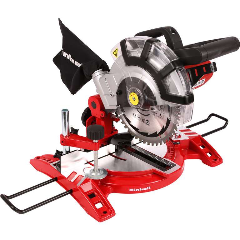 Einhell TC-MS 2112 Compound Mitre Saw | 1600W, 5000 RPM Circular Saw With Work Table £59.98 Free Collection @ Toolstation