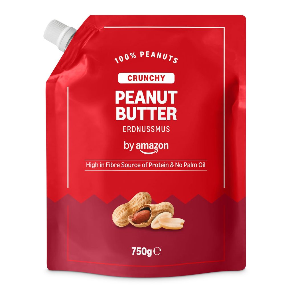by Amazon Crunchy Peanut Butter 750g