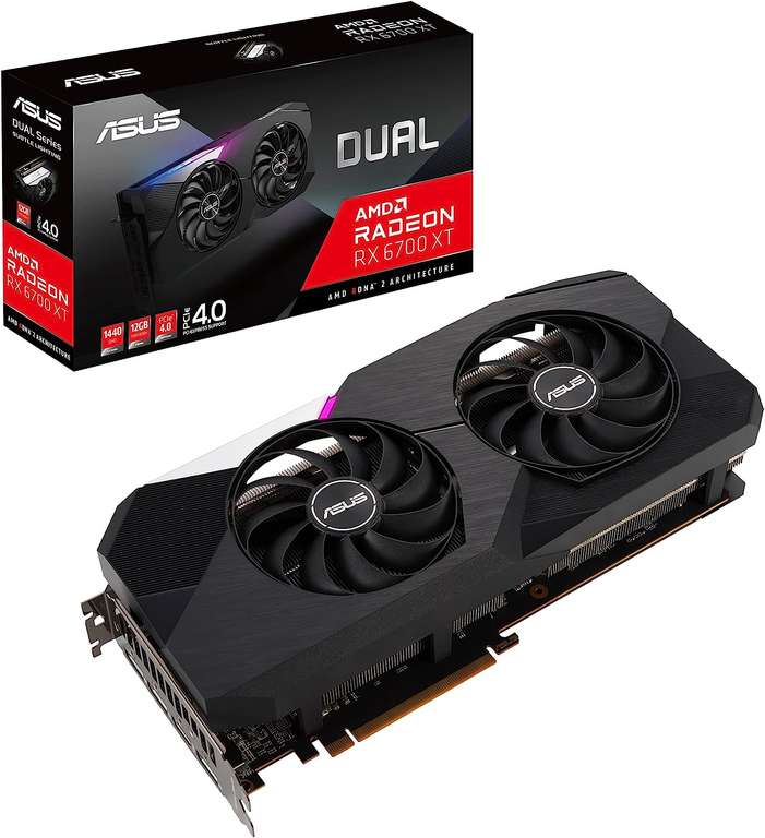 ASUS Dual AMD Radeon RX 6700 XT GPU Graphics Card