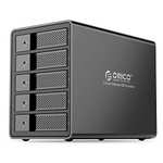 Orico 5 Bay External Hard Drive Enclosure (80TB, Hot Swappable) - £151 sold by Orico @ Amazon