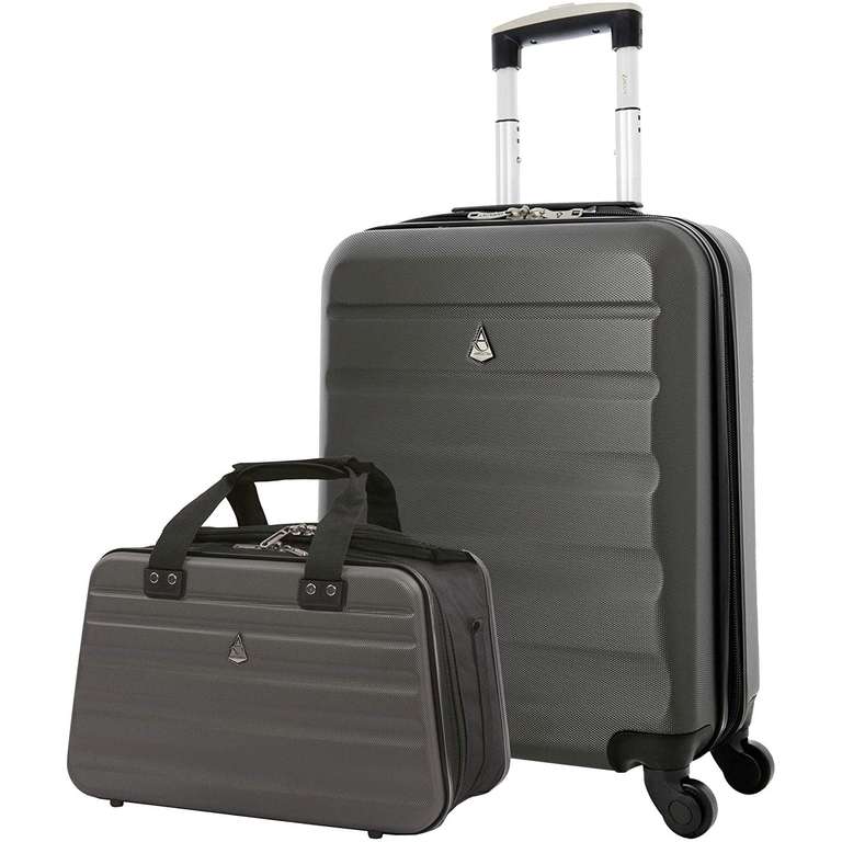 Aerolite Ryanair Bundle (55x40x20cm) Ryanair Priority Maximum Suitcase & (40x20x25cm) Ryanair Max Hard Shell Holdall - £54.99 @ Aerolite