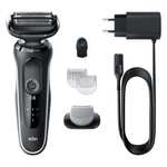 Braun Series 5 51-W1600s Electric Shaver for Men with EasyClick Body Groomer Attachment, Wet & Dry, Rechargeable, Cordless Foil Razor