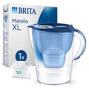 BRITA Marella XL Water Filter Jug Blue (3.5 Litre) with 1x MAXTRA PRO