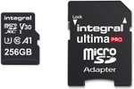 Integral 256GB Micro SD Card V30 C10 U3 UHS-I A1