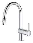 GROHE Minta - Kitchen Sink Pull Out Mixer Tap (Shower Head with 2 Spray Options) - £168 @ Amazon