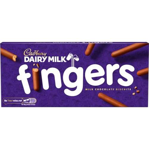 Cadbury Fingers Milk Chocolate biscuits, 114g