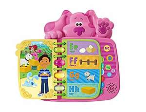 LeapFrog Blues Clues Skidoo into ABCs Magenta Book, Alphabet Puzzle Book with Letters & Sounds - £12.90 @ Amazon