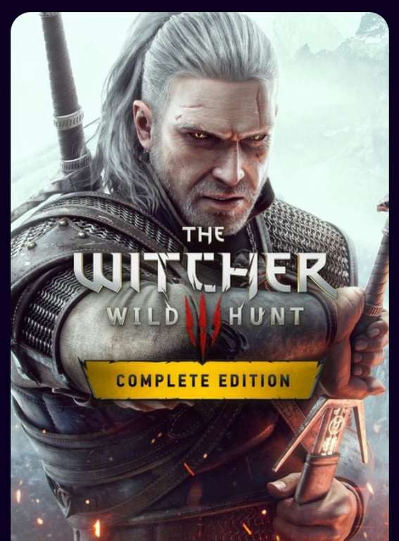 (PC) The Witcher 3: Wild Hunt – Complete Edition/Epic Games (also save an extra 33% on all eligible transactions priced at and over £11.99)