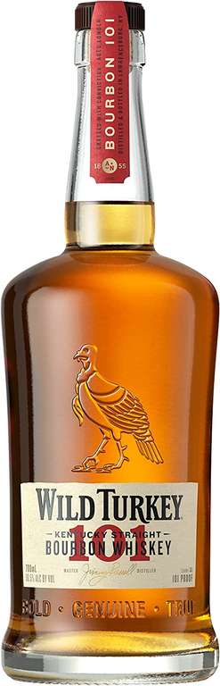 Wild Turkey 101 Kentucky Bourbon 70 cl, 50.5% ABV - £23 (Save £3 at checkout) £20.40 Subscribe & Save + 15% Voucher on 1st S&S @ Amazon