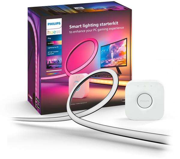PHILIPS HUE Play Gradient 32-34" PC Monitor Lightstrip - £21.99 Free Collection @ Currys