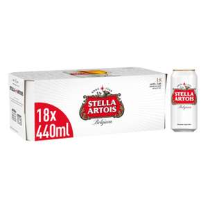 Stella Artois Premium Lager Beer Cans 18 x 440ml - £11.99 @ Morrisons