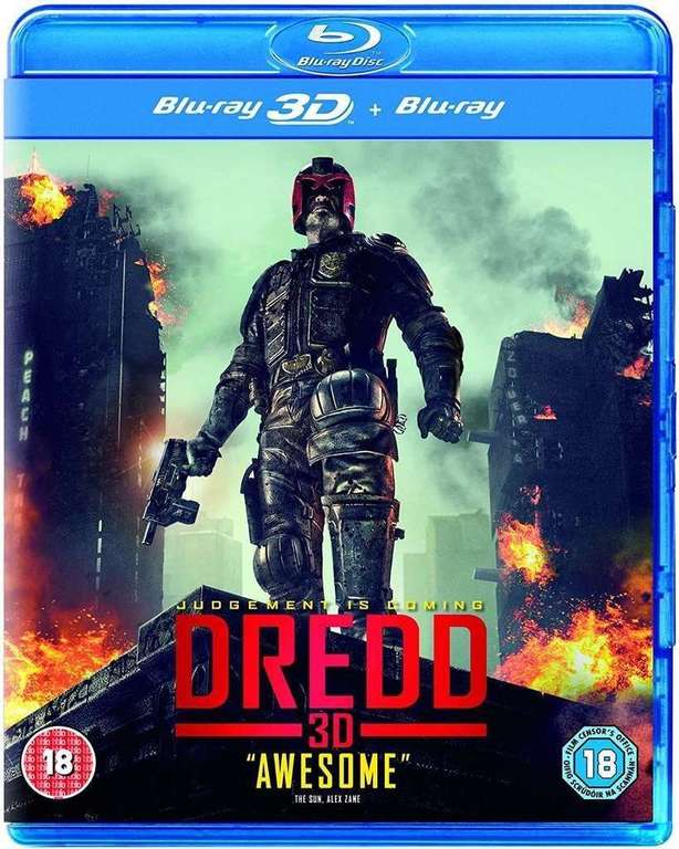 Dredd [3D + 2D Blu-ray] (Used) - £2.10 Delivered With Codes @ World of Books