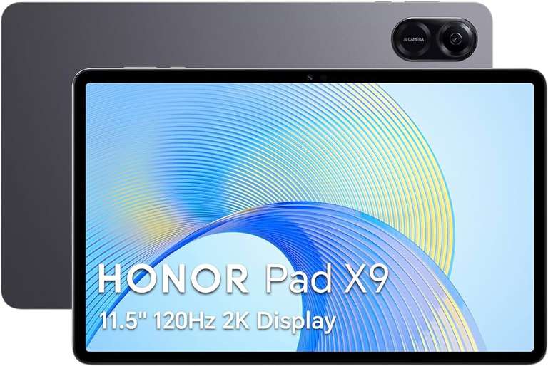 HONOR Pad X9 Space Gray, 4GB+128GB, 11.5" 120Hz 2K HONOR Fullview Display - w/Code (5.95% TCB)