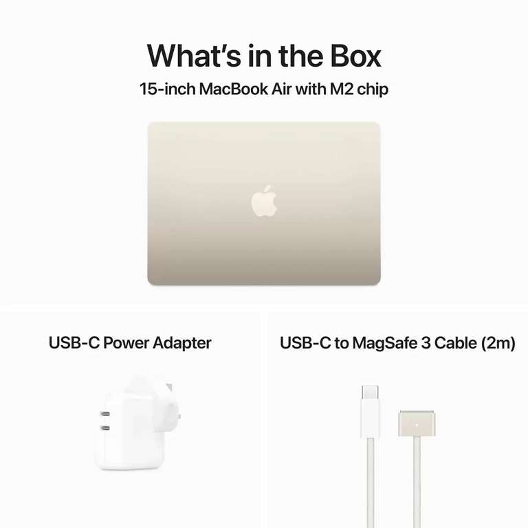 Apple MacBook Air 2023, Apple M2 Chip, 8GB RAM, 256GB SSD, 15.3 Inch - £1299.99 @ Costco