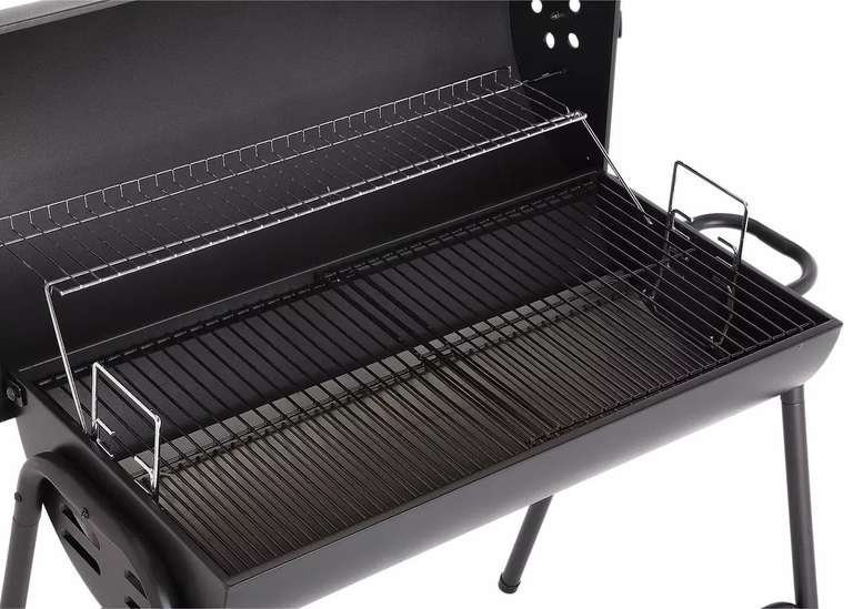 Argos Home Drum Charcoal BBQ with Cover & Utensils - Free Click & Collect