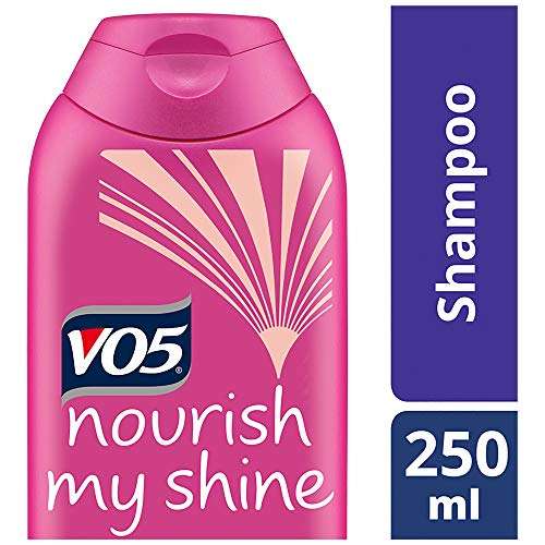 VO5 Nourish My Shine Shampoo Infused with 5 Vital Oils for Damaged Hard, 250ml (Pack of 1) - £1.10 / £1.05 Subscribe & Save @ Amazon