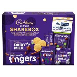 Cadbury Movie Sharebox 565G - Includes £5.49 Sky Store Voucher (Clubcard Price)