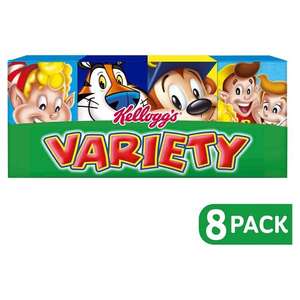 Kellogg's Variety Pack 8 Pack 191g £1.25 @ Morrisons