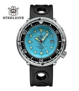 STEELDIVE SD1975C Super Luminous Ceramic Bezel 300M Waterproof NH35 Movement Dive Wristwatch with code - sold by STEELDIVE Engineer Store