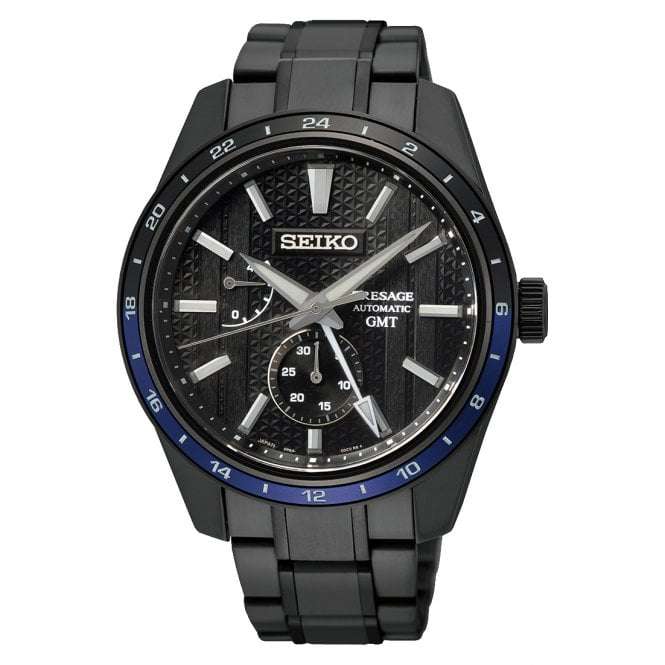 SEIKO PRESAGE Limited Edition Sharp Edged GMT Zero Halliburton Automatic Watch SPB271J1 - £690 with free shipping @ Hillier Jewellers