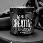 Warrior Supplements Essentials Micronised Creatine Monohydrate Powder, 300g (Unflavoured)