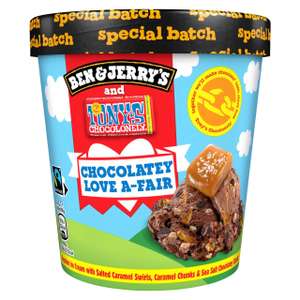 Ben & Jerry's Tony's Chocolonely A Chocolate Love Affair Ice Cream Tub (Letchworth)