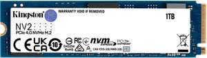 Kingston NV2 1TB M.2-2280 PCIe 4.0 x4 NVMe SSD - £78.54 @ CCL Computers