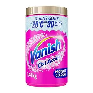 Vanish Gold Oxi Action Stain Remover and Laundry Booster Powder for Colours 1.41 kg - w/voucher (£5.85 with S&S)